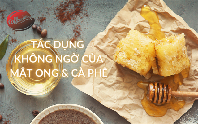 Bất ngờ trước công dụng của cà phê pha mật ong